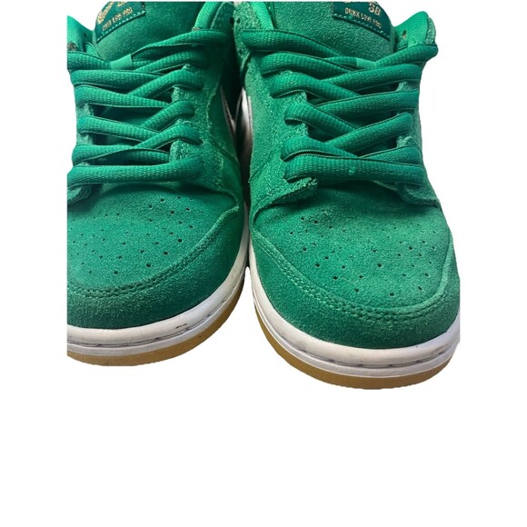 Nike SB Dunk Low Pro St. Patrick's Day 2022 Size 6 BQ6817-303 Suede - Picture 10 of 10